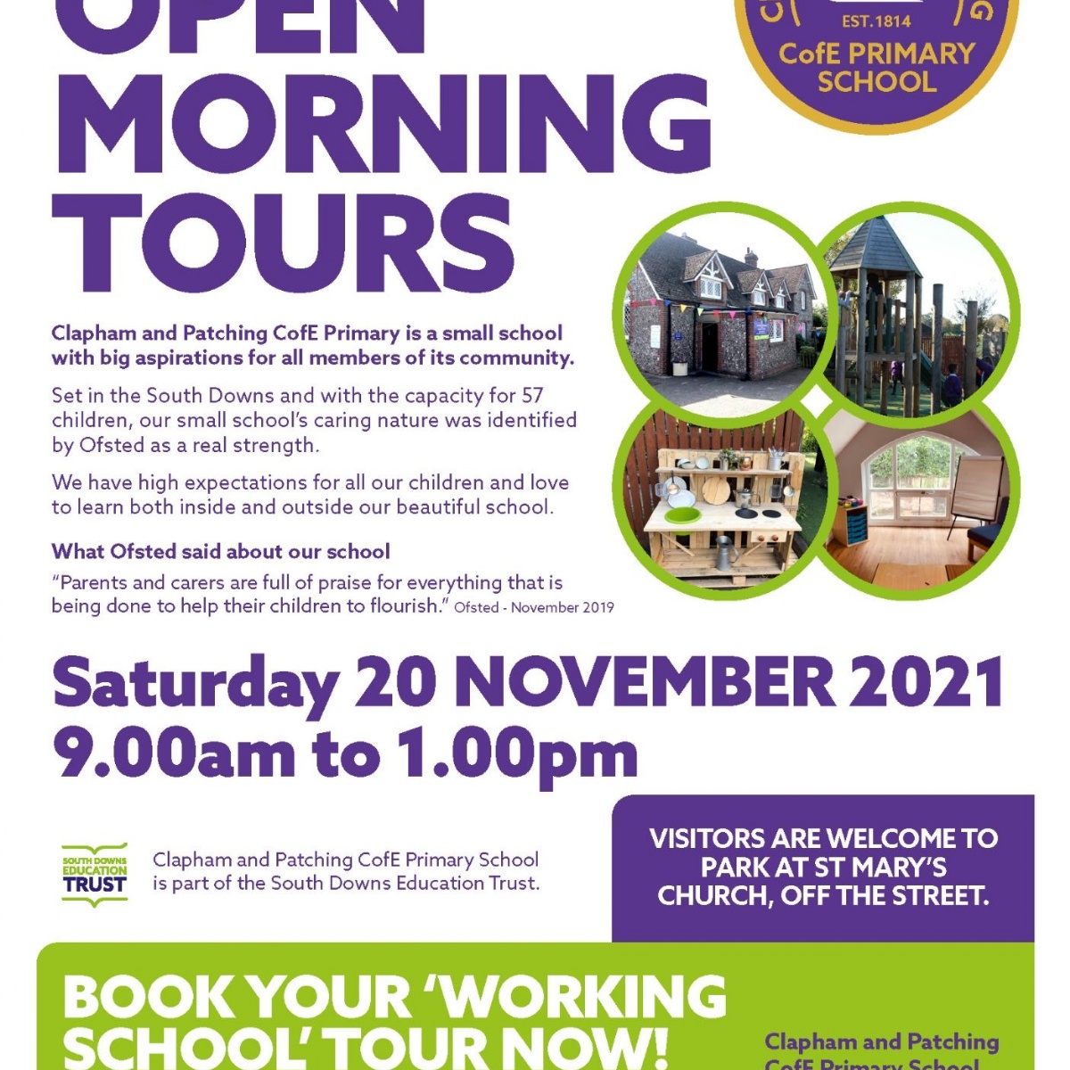 Worthing High School Clapham and Patching C of E Primary School Open